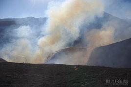 今日头条草原火灾视频,紧急救援行动展开，守护绿色家园